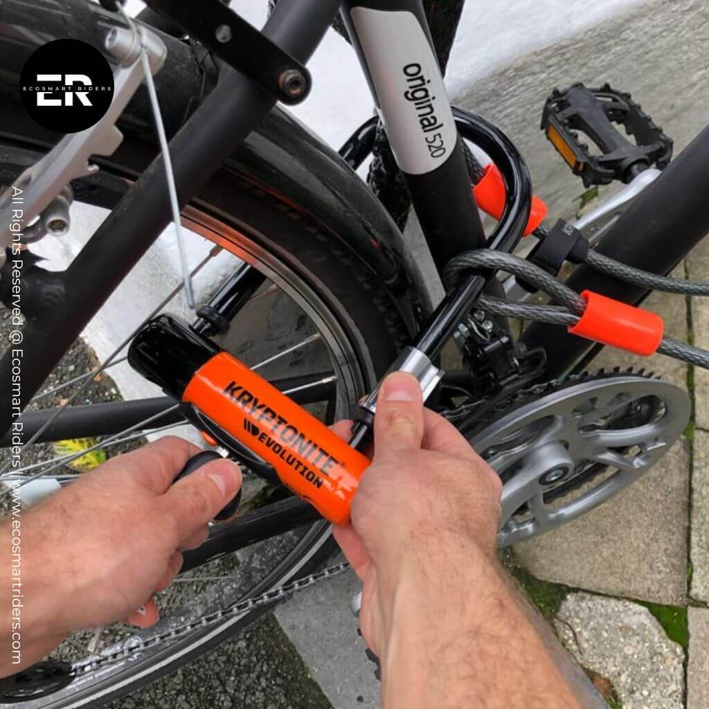 Kryptonite Evolution Mini 7 Flex U Lock Ecosmart Riders