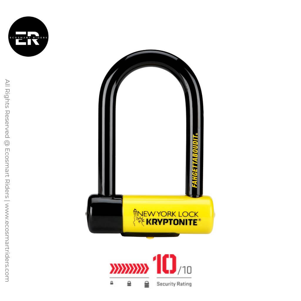 Kriptonite® New York Mini - U Lock || Ecosmart Riders